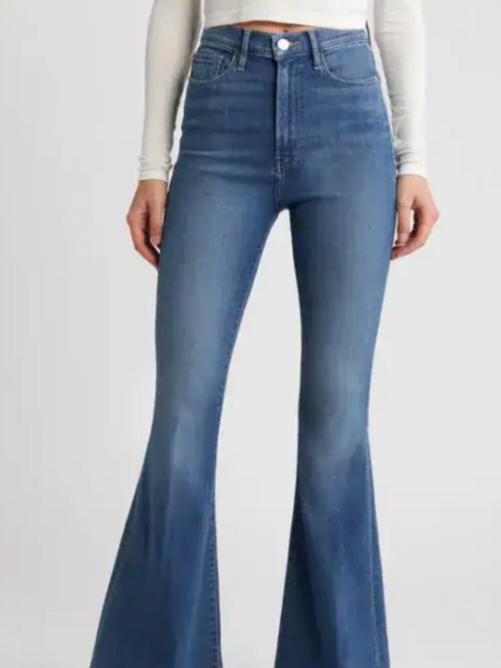 FRAME Le Super Flare High Waist Jeans